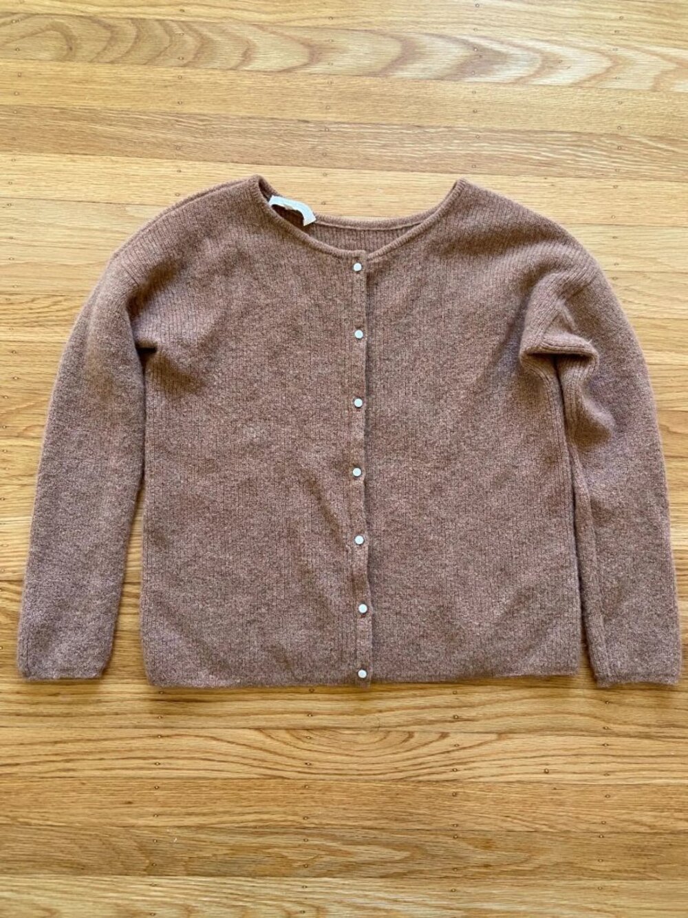 Sézane Gaspard Cardigan XS Camel Brown